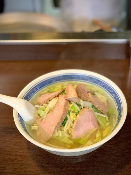 「タンメン 焼豚トッピング 麺大盛り」@はつねの写真