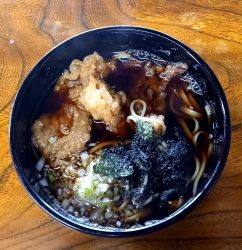 「げそ天ぷらそば」@林そば屋の写真