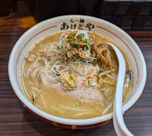「焼味噌ら～麺」@らー麺 あけどやの写真