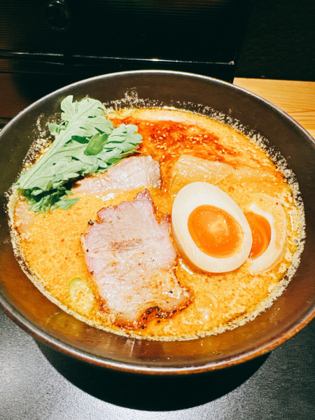 「鴨だし味噌担々麺」@鴨中華そば 楓の写真