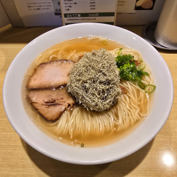 「ラーメン がごめ ほたて飯」@函館塩ラーメン 五稜郭の写真