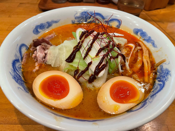 「味玉辛味噌ラーメン」@さっぽろ 純連 仙台店の写真