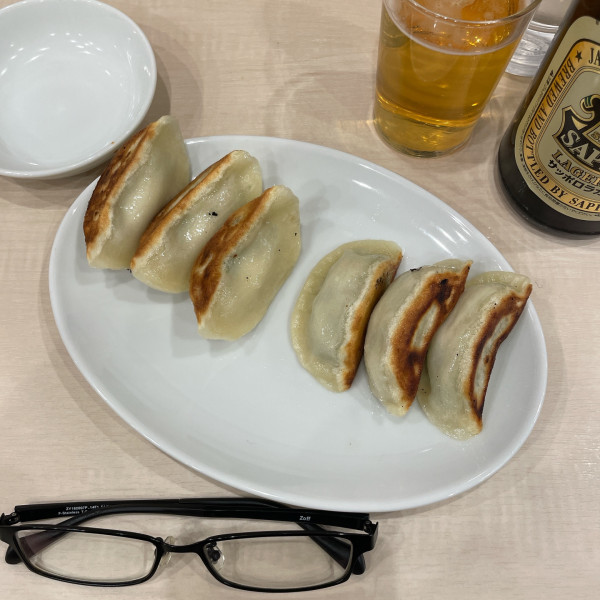 「ギョーザ（6こ）」@北海道ラーメン 赤レンガ 鶴見店の写真