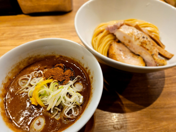 「つけ麺」@自家製麺 つきよみ 上新庄店の写真