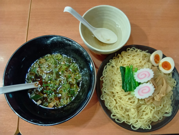「メガつけめん 冷盛り」@幸楽苑 水戸住吉店の写真