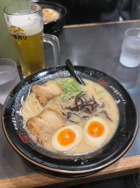 「一竜ラーメン」@中洲屋台ラーメン 一竜 匠の写真