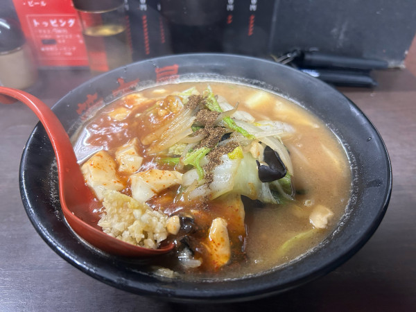 「味噌麻婆麺」@元祖旨辛系タンメン 荒木屋の写真