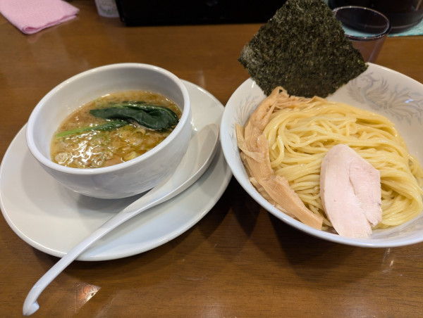 「濃厚鶏醤油つけ麺」@らーめん曳舟の写真