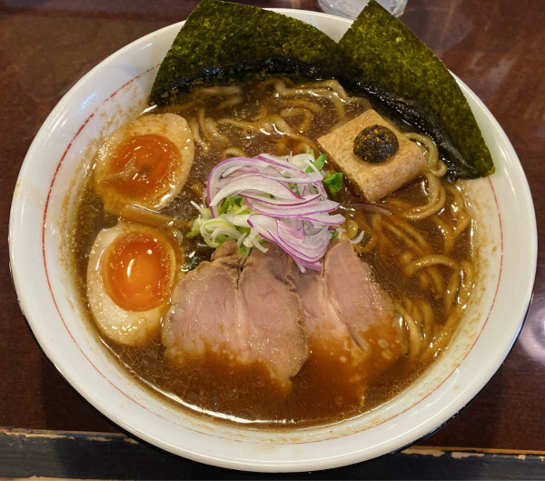 「期間限定 玄米麹 味噌そば 味玉」@中華そば 敦の写真