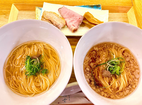 「二選同時（1500円）」@特選中華蕎麦 諭吉の写真