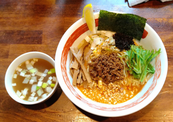 「汁なし担々麺 ミニスープ付き【限定】」@麺屋 悠の写真