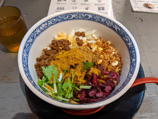 「スパイスカレー担担麺」@ENISHI 大阪本店の写真