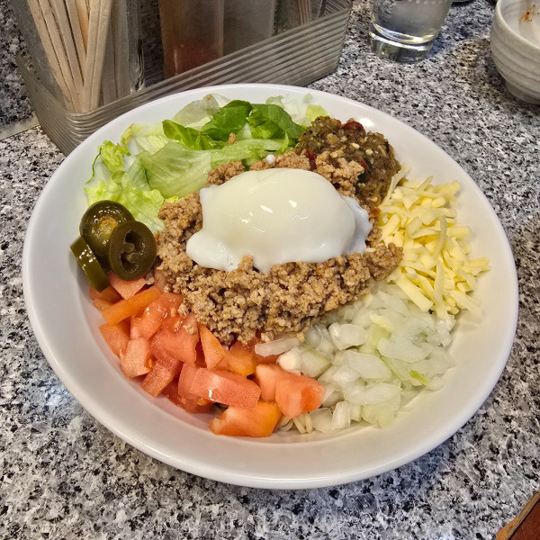 「メキシカンタコ麺2024Final赤唐辛子MIX」@麺屋 有希の写真