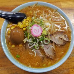 味噌󠄀ラーメン+味付玉子+コーン  メンマ抜き