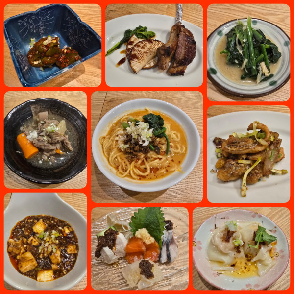 「【予約ラーメンコース】担々麺 麻婆豆腐 他」@さくら食堂の写真