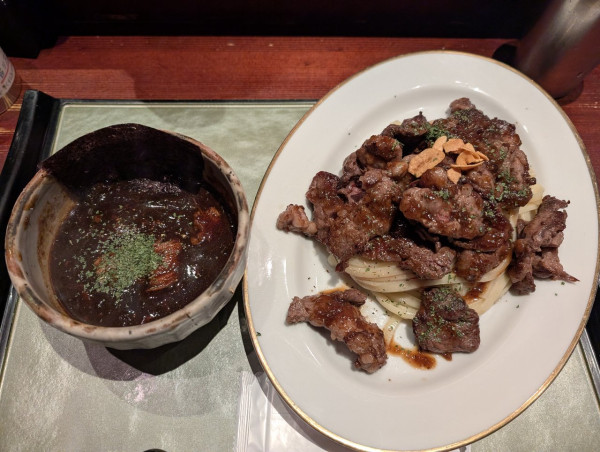 「周年限定ミリオネア億万長者のカレーつけ麺」@つけ麺 繁田の写真