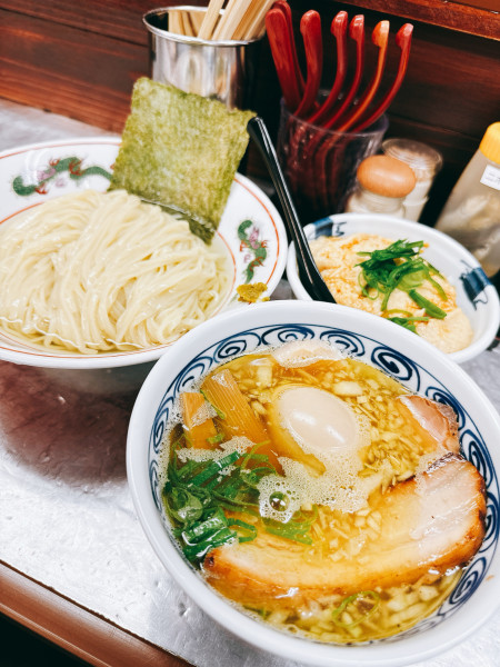 「昆布水つけ麺 塩」@麺や 睡蓮の写真