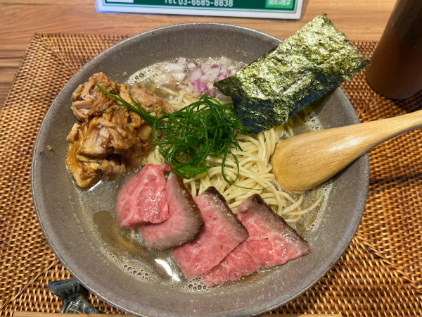 「夢にでてきた中華そば2000円」@Dad's Ramen 夢にでてきた中華そばの写真