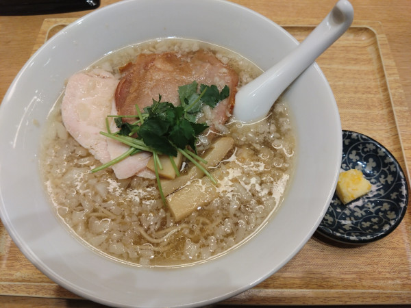 「こってり背脂そば」@鶏匠 はしぐちの写真