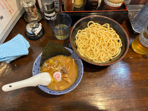 「創業つけ麺中盛（1040）」@つけ麺 紅葉の写真