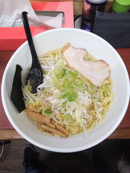 「塩らーめん」@我馬らーめん 津田沼店の写真