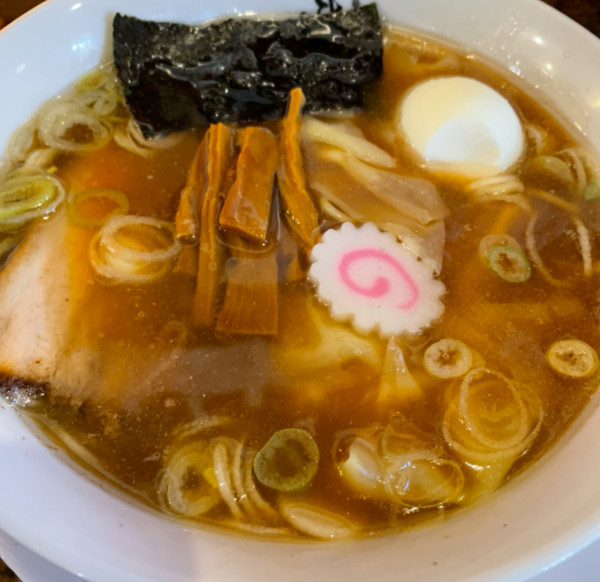 「ワンタン中華そば（麺ハーフ）　1,150円」@中華そば やまさだの写真