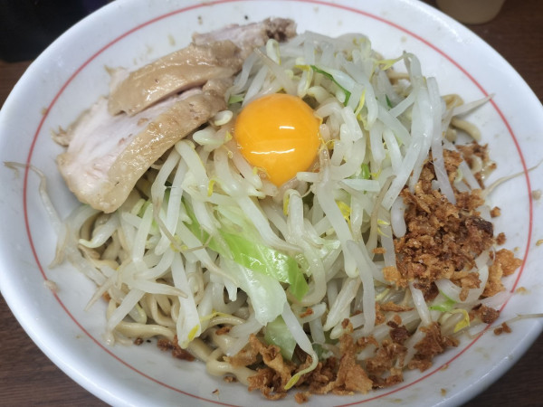 「小940円　＋　汁なし120円」@ラーメン二郎 横浜関内店の写真