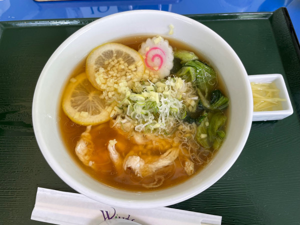「生姜ラーメン」@シーサイドレストラン ウィンディ サンセットプラザ堂ヶ島の写真
