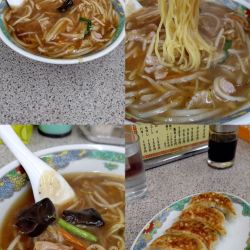 『サンマーメン+ギョーザ(¥900+400)』