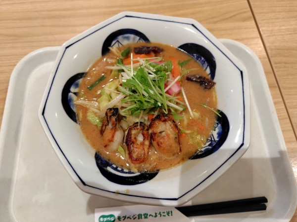 「かきちゃんぽん（かき3個入り）1290円（期間限定）」@リンガーハット イオン鳥取店の写真