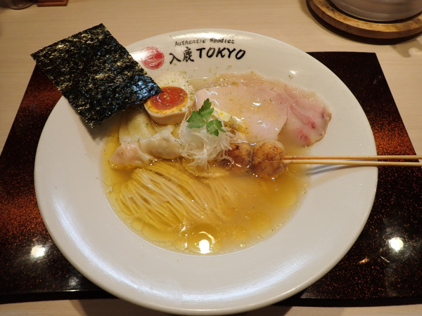 「エクストリーム柚子塩らぁ麺(2000円)」@入鹿TOKYOの写真