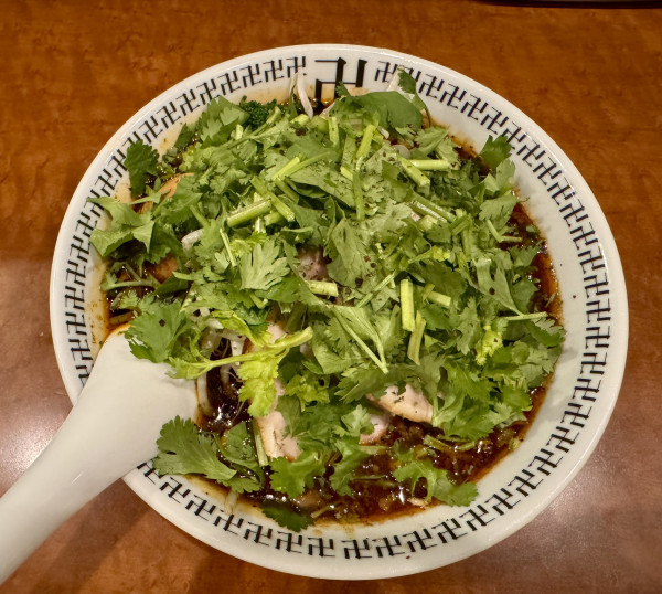 「スパイス・特製ラー麺+パクチー」@スパイス・ラー麺 卍力 秋葉原店の写真