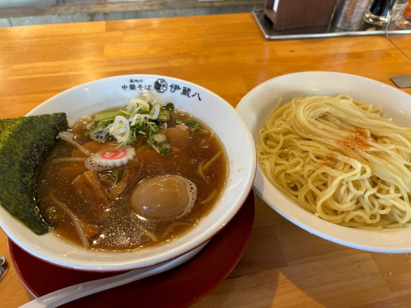 「味玉　つけめん　大」@築地の中華そば 伊蔵八の写真