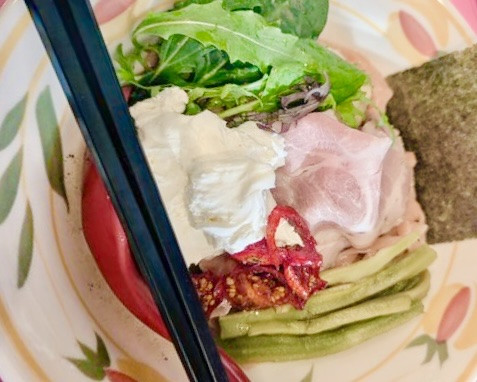 「戦慄のイカまぜ麺BlackPink」@ハイデンコッコFACTORY 戦慄のワコマチカの写真