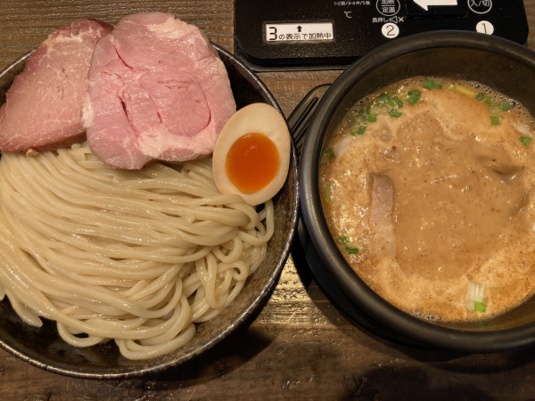 「塩つけめん+ミックスチャーシュー」@中華そば ことぶきやの写真