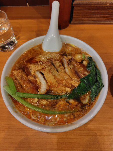 「パイコウタンタン麺¥1100」@我流坦々麺 竹子 天神下店の写真