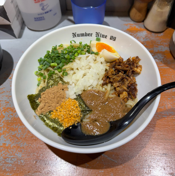 「まぜそば」@麺Dining Number Nine 09の写真