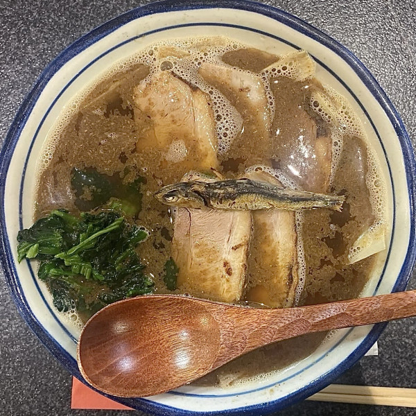 「かけ」@烈志笑魚油 麺香房 三くの写真