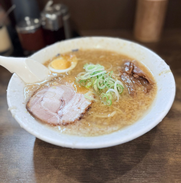 「元らーめん（脂多め￥840）」@蔵前元楽 総本店の写真