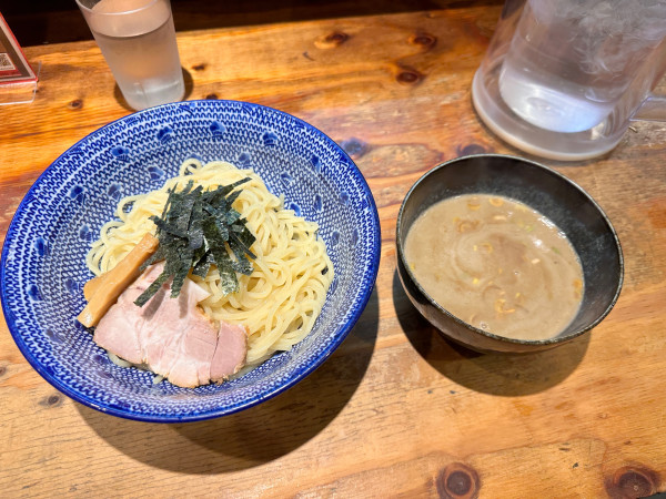 「濃厚魚介つけめん」@麺は鎹 京橋店の写真