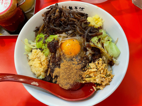 「問題作 釜二郎¥790」@釜玉中華そば ナポレオン軒 京急蒲田店の写真