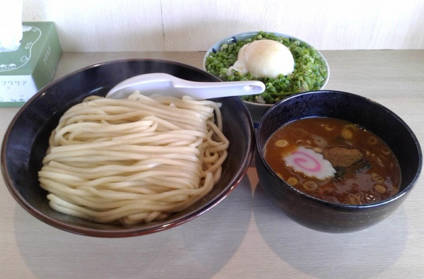 「つけ麺大(1000円)+ネギ玉丼(300円)」@麺屋 和の介の写真