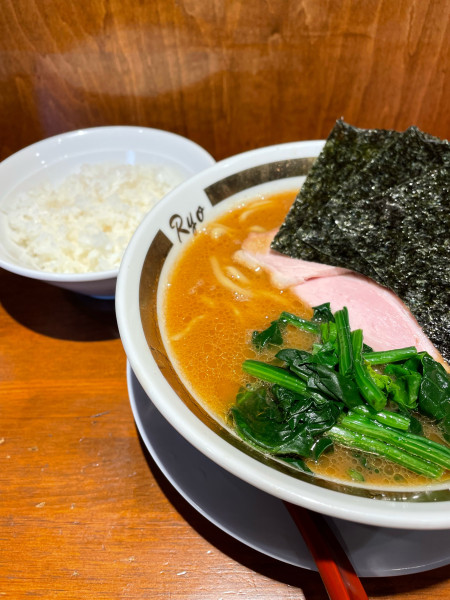 「ラーメン 並 小ライス」@麺家 龍～Ryo～の写真