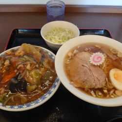 醤油ラーメン+ミニ中華丼セット