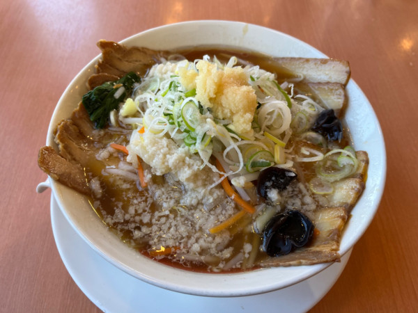 「メガチャーシューめん＋麺大盛」@幸楽苑 新小名浜店の写真