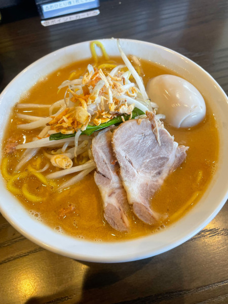 「味噌ラーメン味玉」@味噌虎の写真