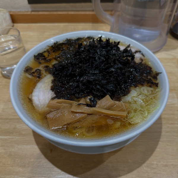 「岩のり中華そば」@佐野らーめん 一蓮の写真