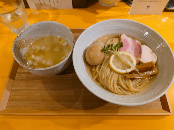 「味玉昆布水つけ麺 塩」@BABA NOODLE HOUSEの写真