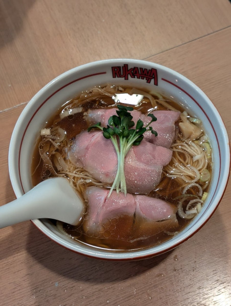 「牛貝清湯醤油中華そば」@中華そば 流川の写真