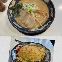 札幌味噌らーめん（半チャーハンセット）